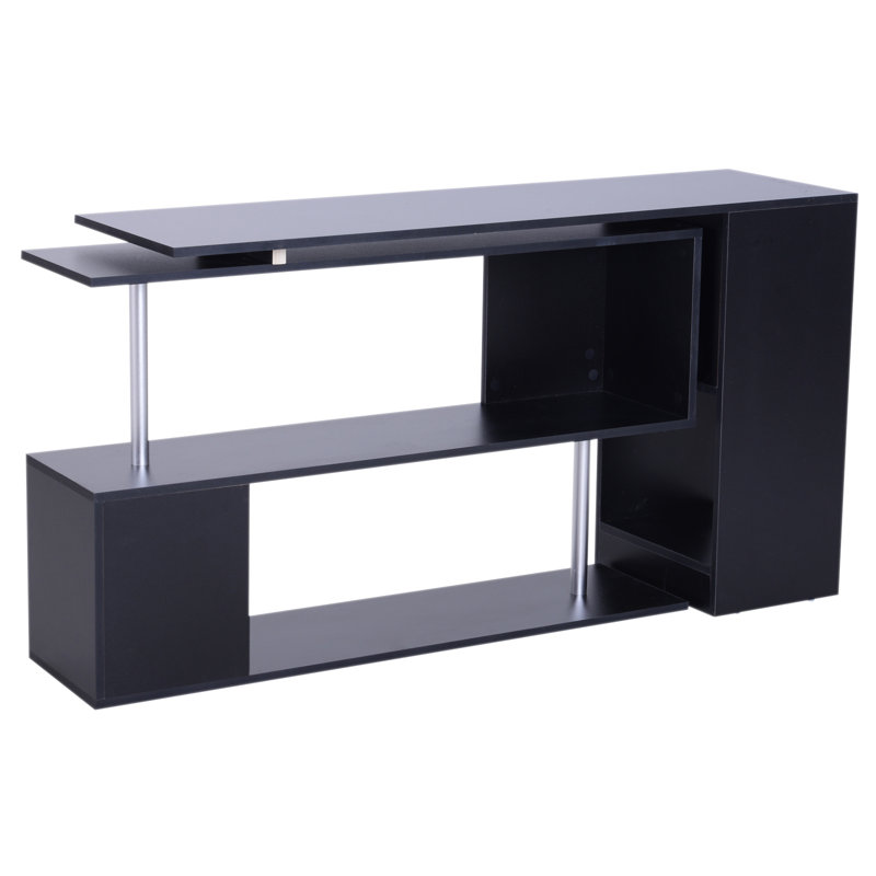 Wrought Studio Bertram Reversible LShaped Credenza Desk & Reviews